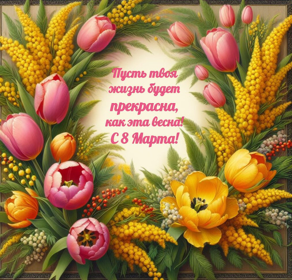 Дорогие девочки, девушки, женщины! Поздравляем вас с Международным женским днем – 8 Марта!.